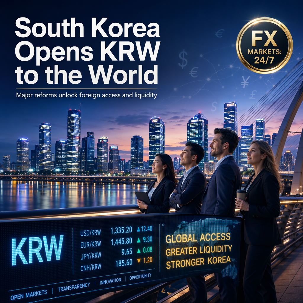 South Korea Unveils Major KRW Internationalisation Reforms to Boost Foreign Access