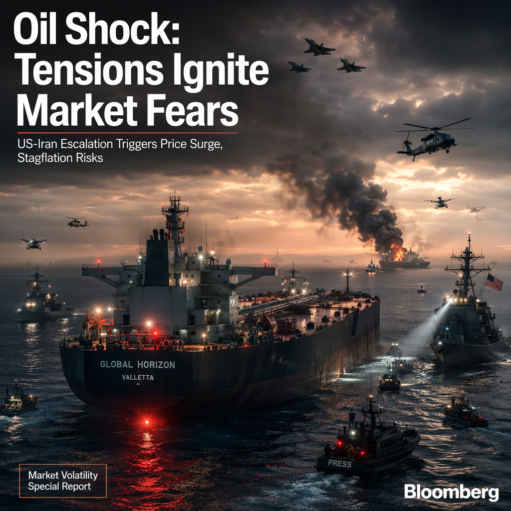 Oil Prices Surge as US-Iran Tensions Escalate, Triggering Market Volatility and Stagflation Fears