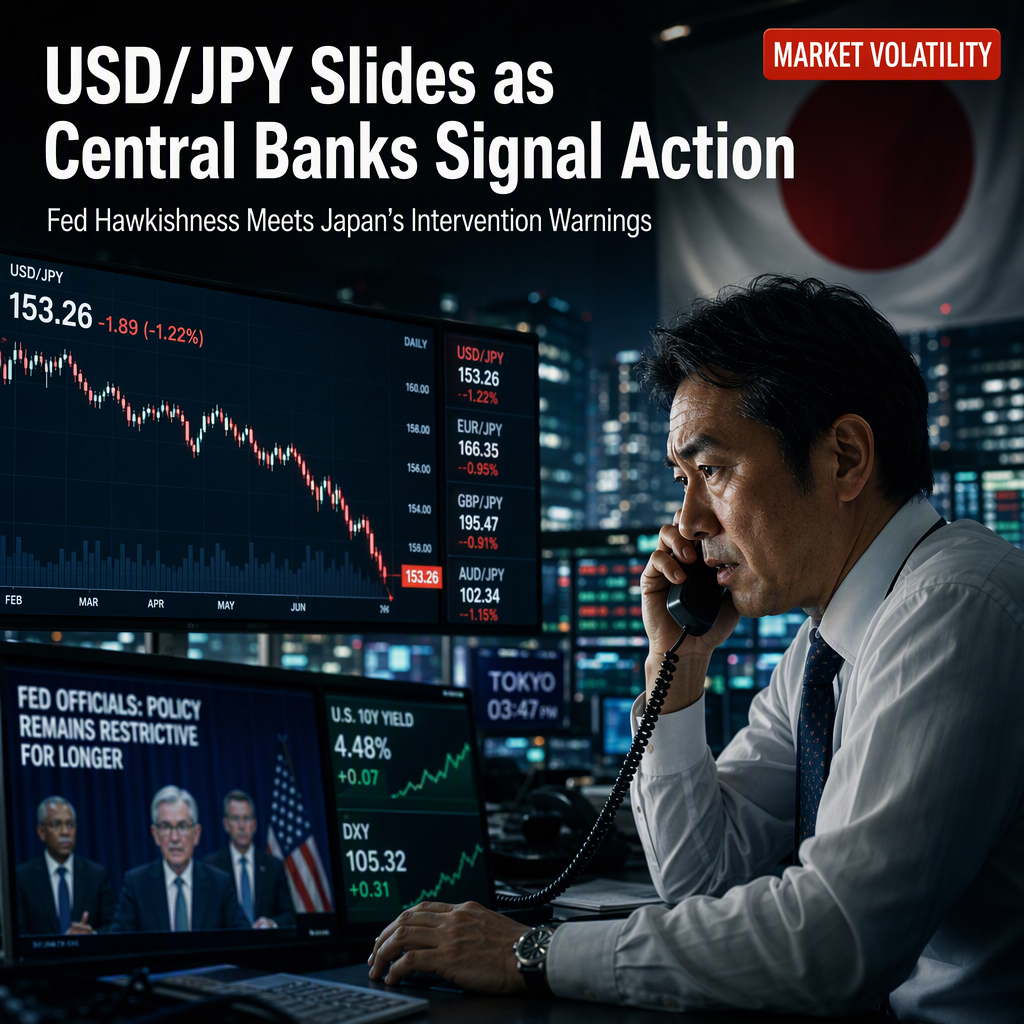 USD/JPY Slides Amid Fed Hawkishness and Japan Signals Readiness for Intervention