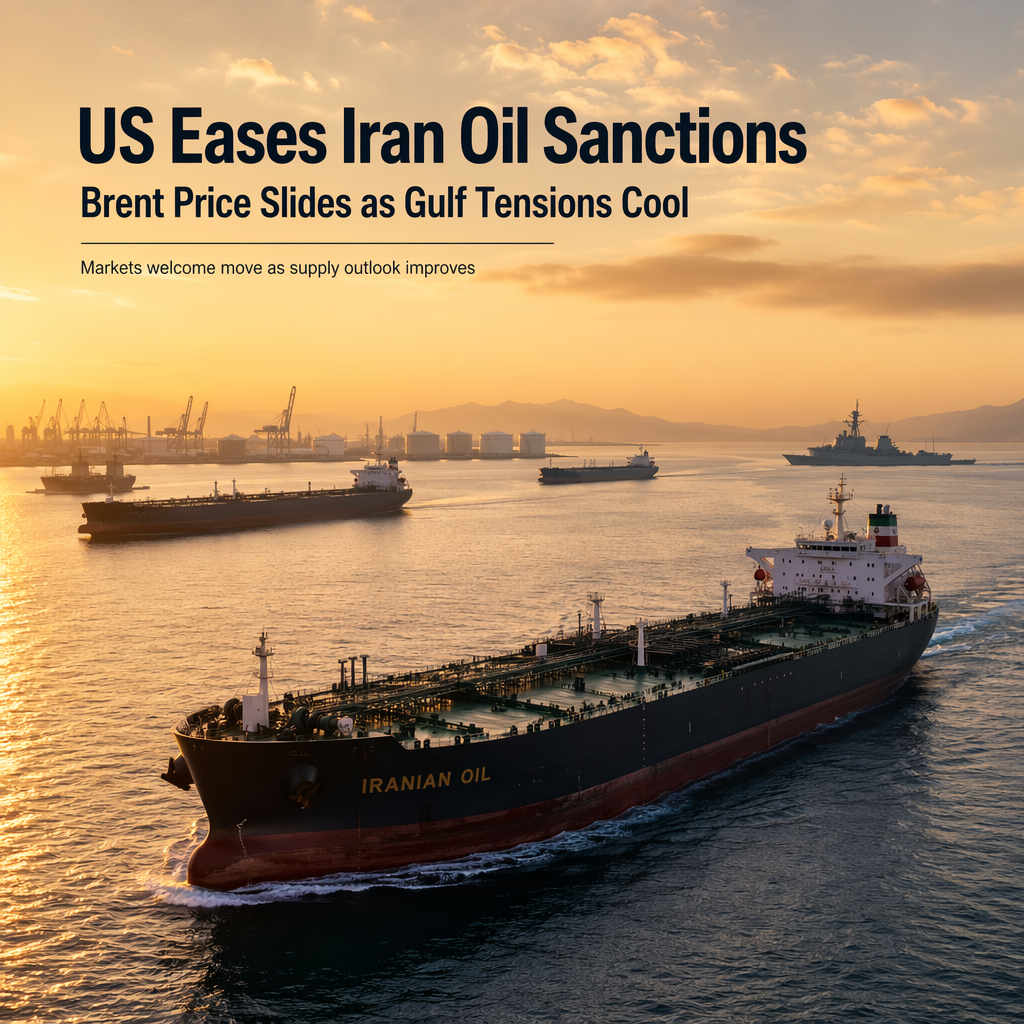 US Rolls Back Iran Oil Sanctions, Easing Hormuz Tensions and Triggering Brent Price Drop