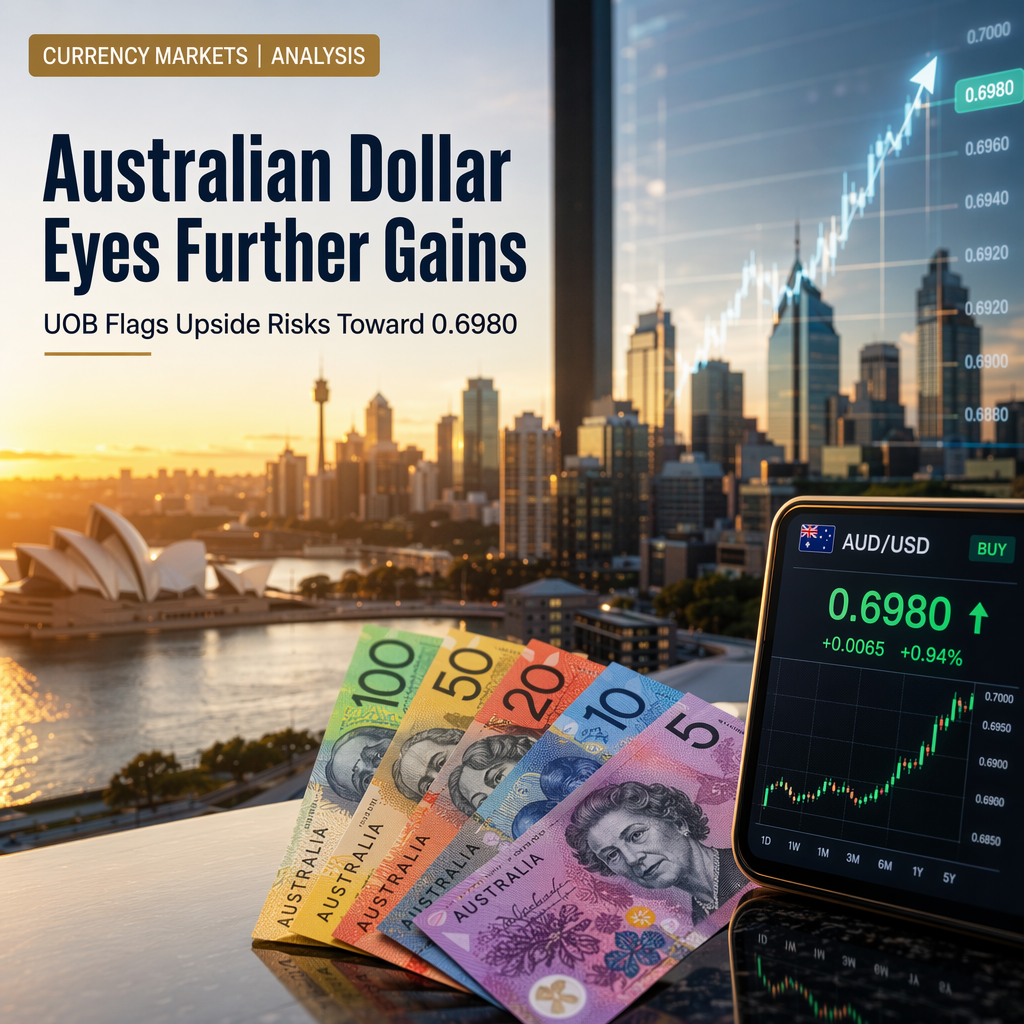 Australian Dollar Poised for Further Gains as UOB Flags Upside Risks Toward 0.6980