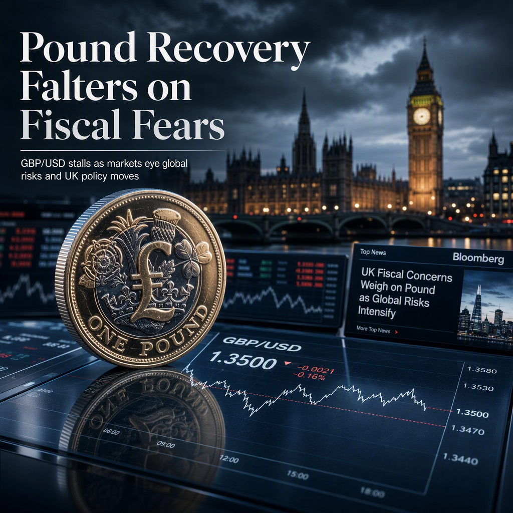 British Pound's Recovery Stalls Amid Fiscal Concerns and Global Risk Aversion