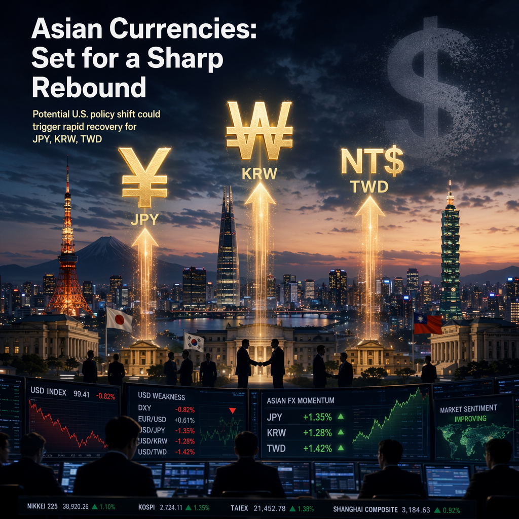 BNY: Asian Currencies Poised for Sharp Rebound Amid Potential U.S. Policy Shift