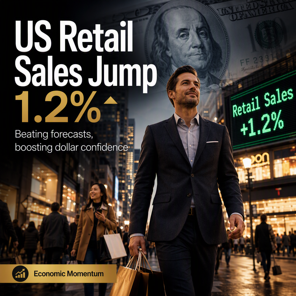 US Retail Sales Surge 1.2% in August, Beating Expectations and Boosting Dollar