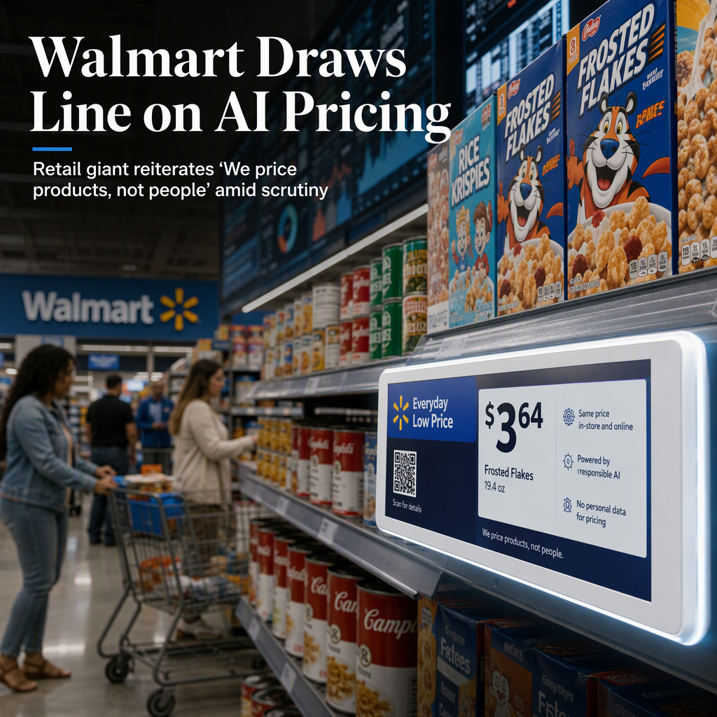 Walmart Reaffirms Commitment Against AI-Powered Personalized Pricing Amid Criticism
