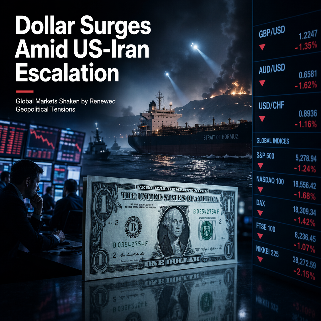 US Dollar Strengthens as Renewed US-Iran Tensions Trigger Risk-Off Moves Across Global Markets