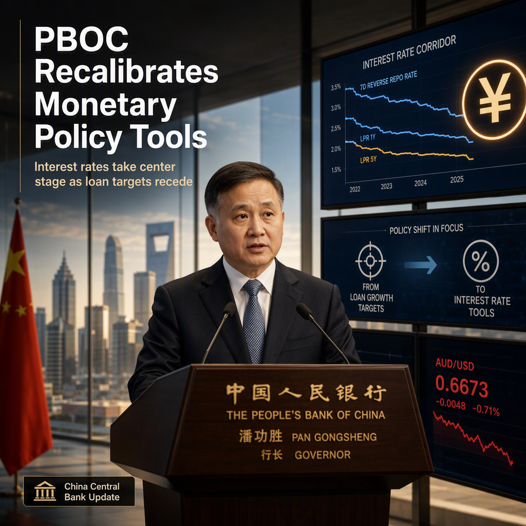 PBOC Shifts Policy Focus from Loan Growth Targets to Interest Rate Tools