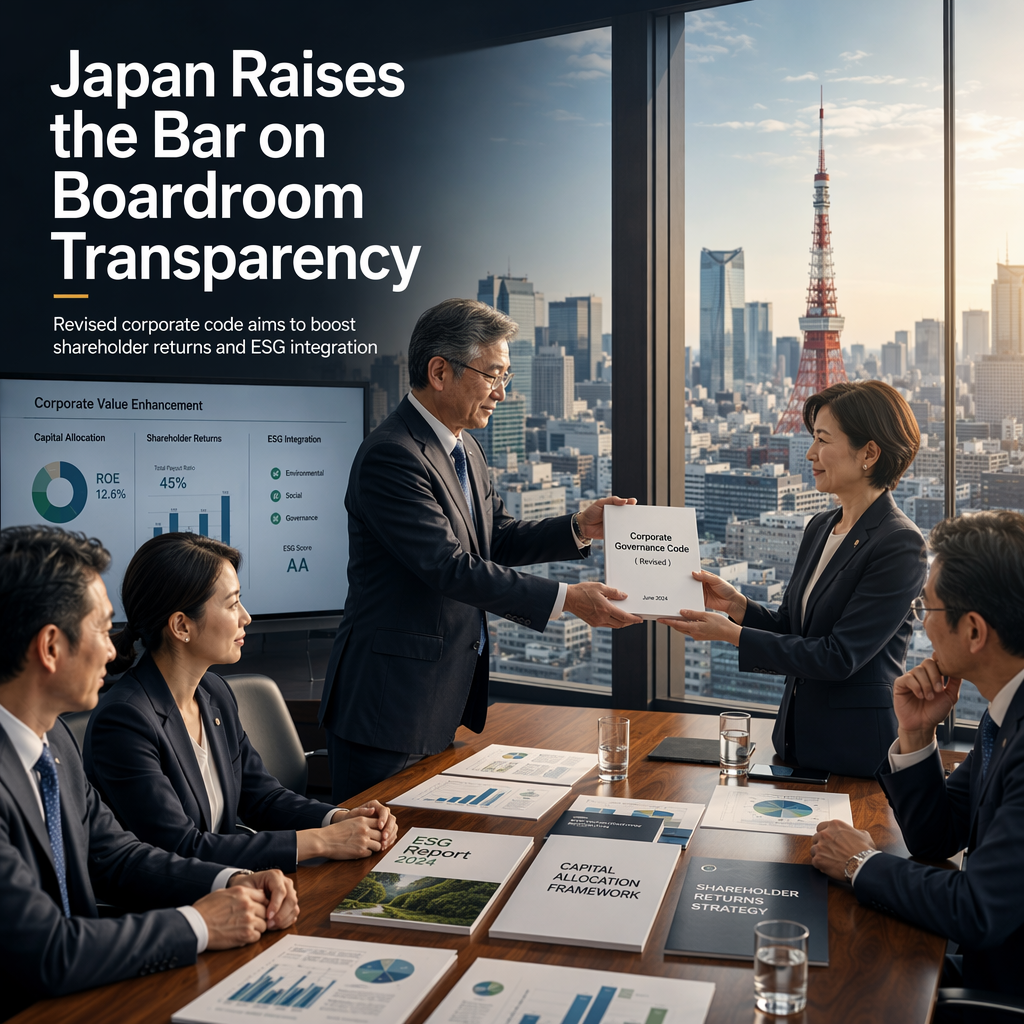 Japan Unveils Revised Corporate Governance Code to Boost Transparency and Shareholder Returns