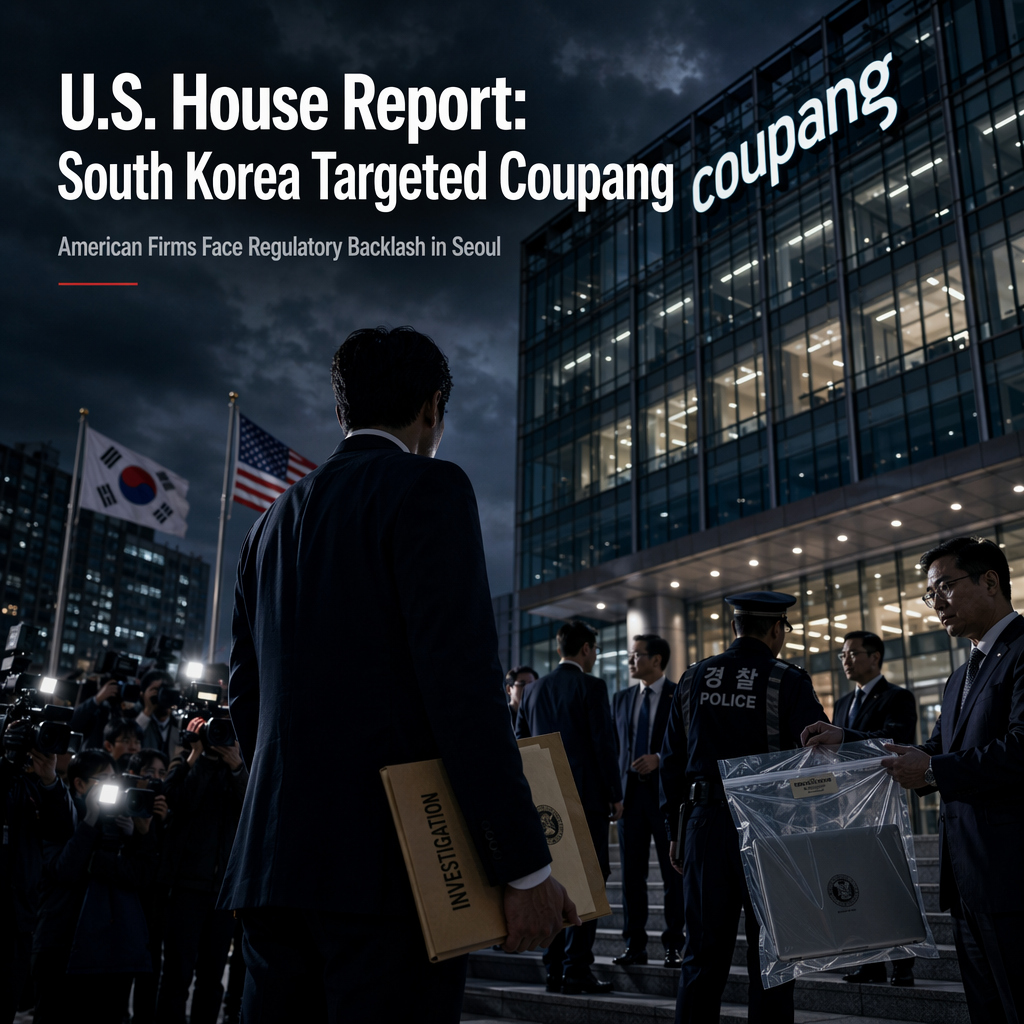 U.S. House Report Accuses South Korea of Discriminatory Actions Against Coupang and Other American Firms
