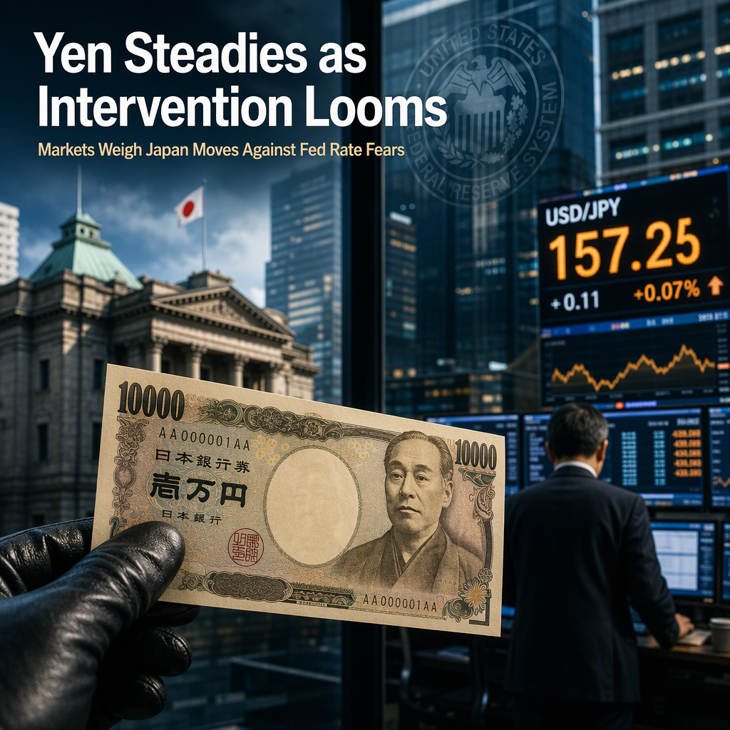 Japanese Yen Holds Steady as Intervention Risks Offset Fed Rate Hike Expectations