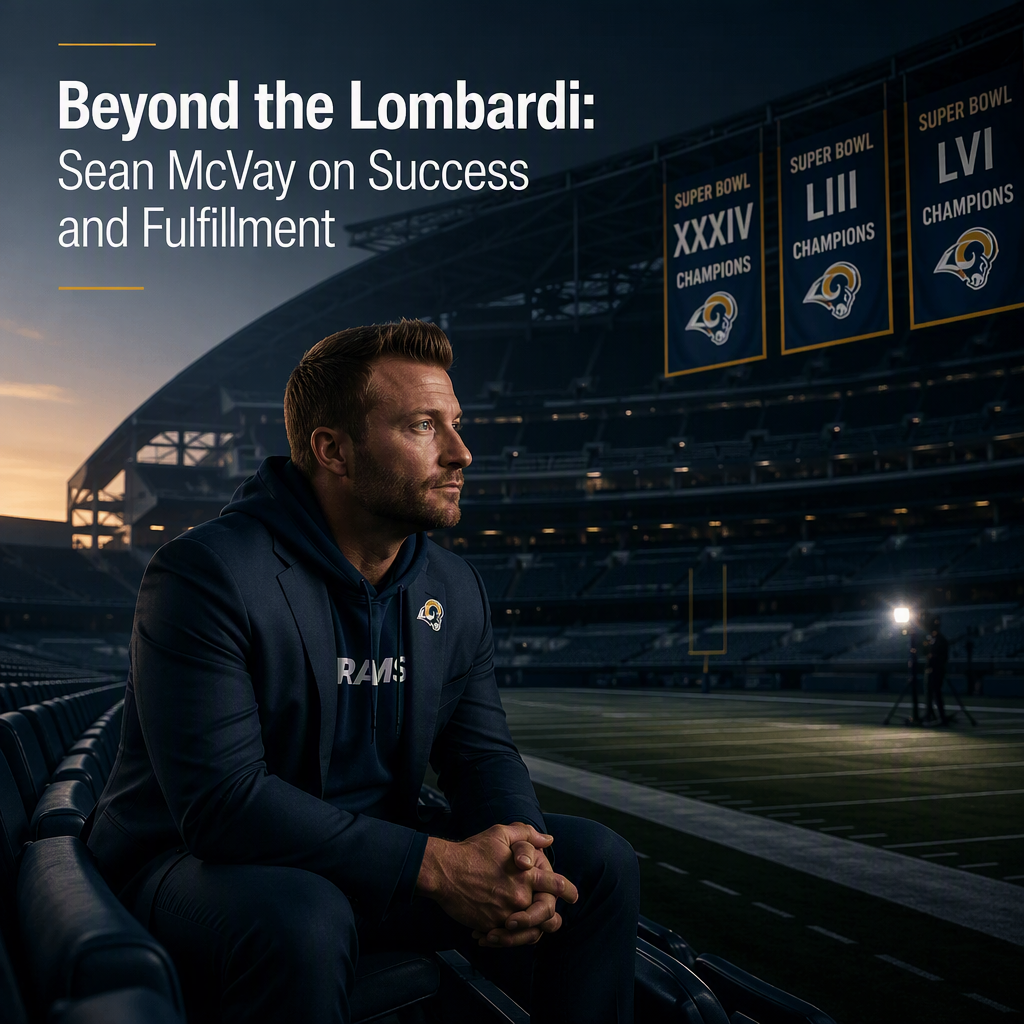 Rams Coach Sean McVay Reflects on Super Bowl Success and Personal Fulfillment in '60 Minutes' Interview