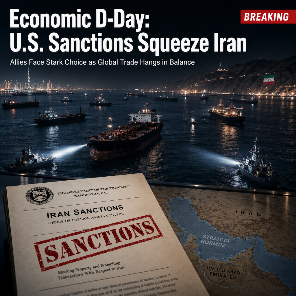 U.S. Unveils 'Economic D-Day' Sanctions on Iran, Demanding Allies Sever Ties or Face Penalties