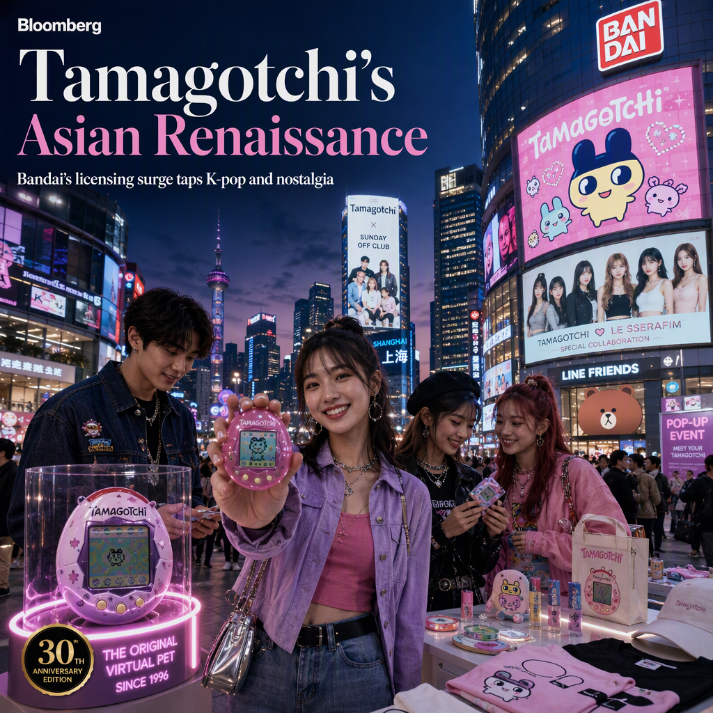 Bandai Accelerates Tamagotchi Licensing Expansion Across Asia Ahead of 30th Anniversary