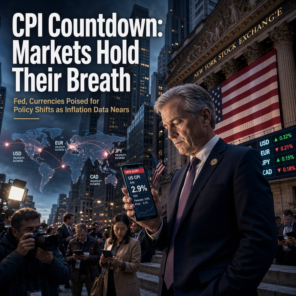 US July CPI Report Looms Large for Fed Policy and Global Currency Markets
