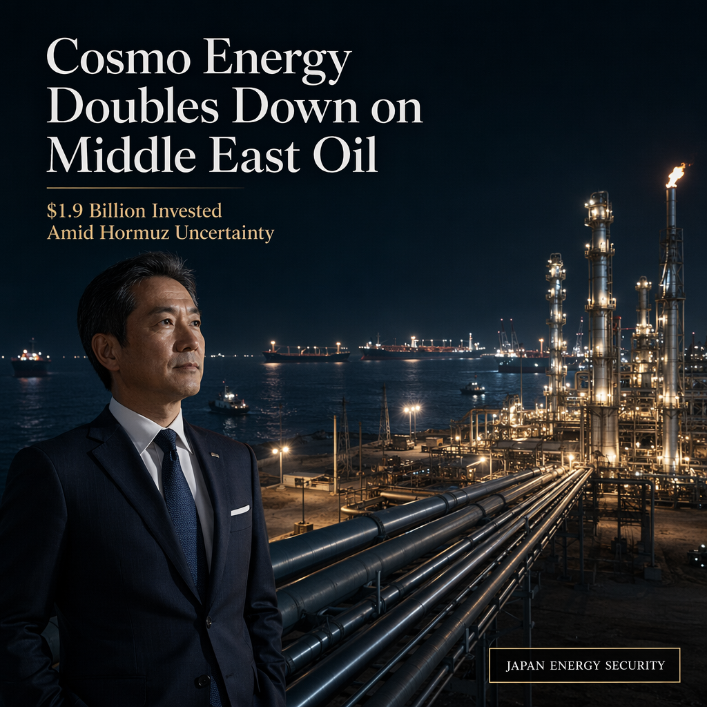 Cosmo Energy Bets on Middle East Oil Recovery with $1.9 Billion Investment Amid Hormuz Uncertainty