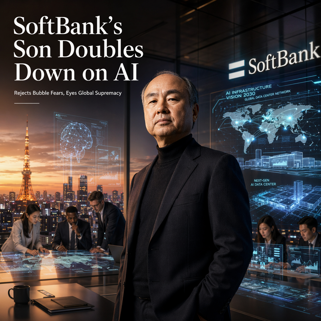 SoftBank's Masayoshi Son Rejects AI Bubble Claims, Signals Aggressive Global Expansion