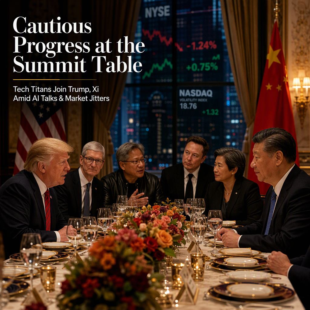 Trump-Xi State Dinner Signals Cautious Progress Amid AI Talks and Market Volatility