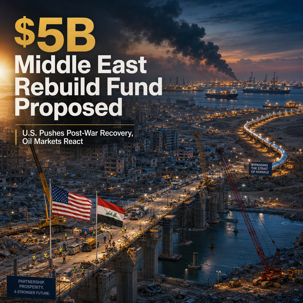 Trump Administration Proposes $5 Billion Middle East Reconstruction Fund Amid Iran War Fallout