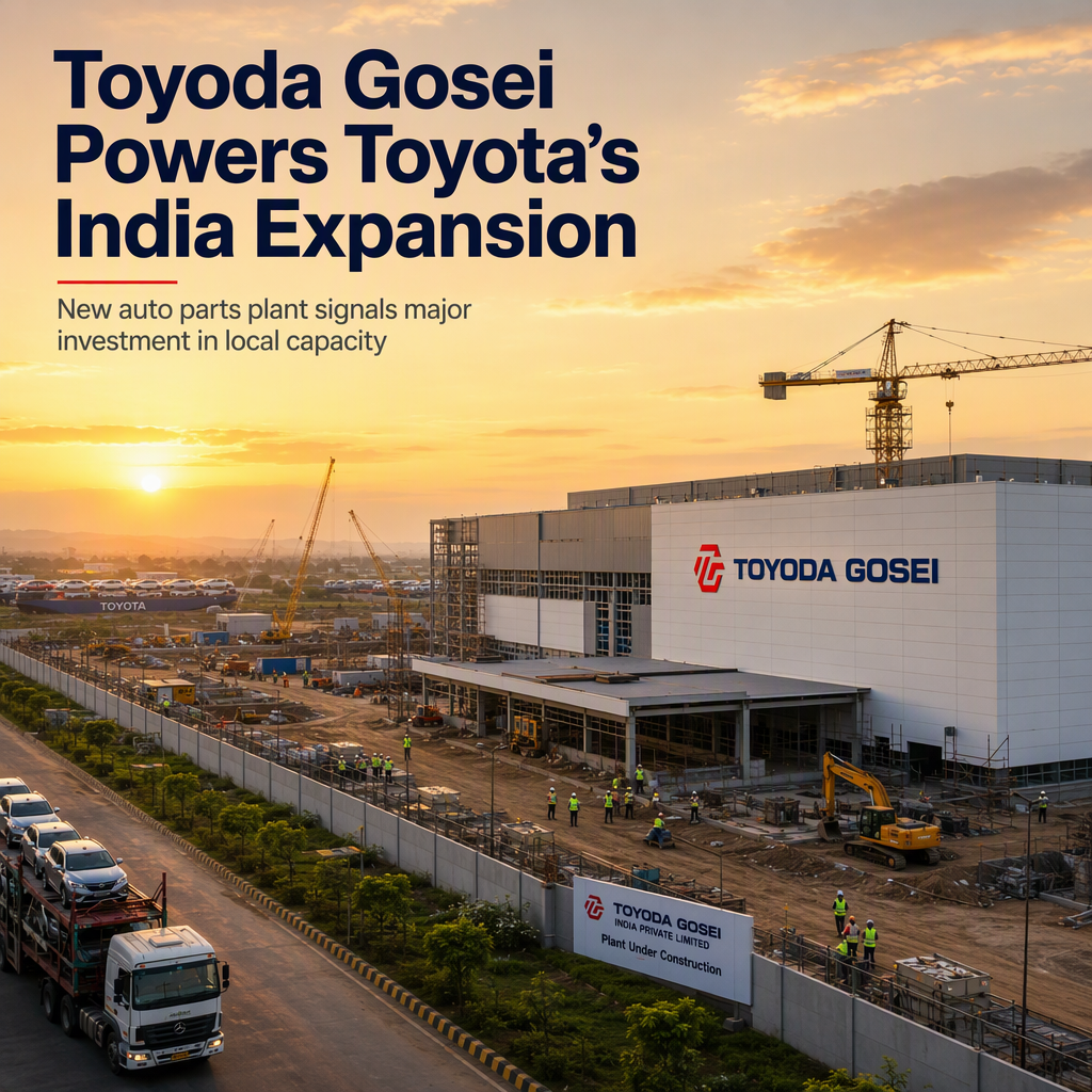 Toyoda Gosei to Build New Auto Parts Plant in India to Support Toyota's Expansion
