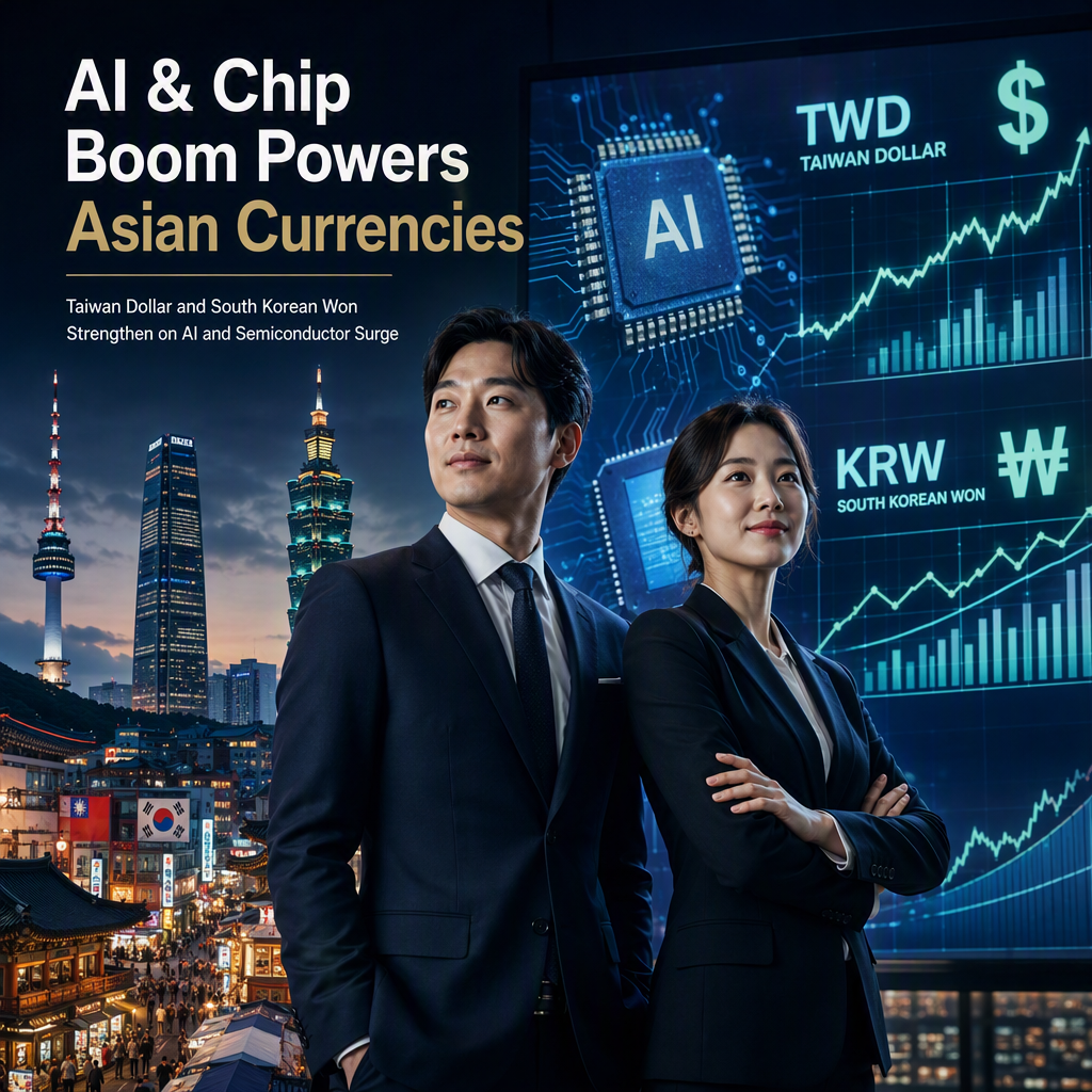 AI and Semiconductor Boom Drives Strength in Taiwan Dollar and South Korean Won