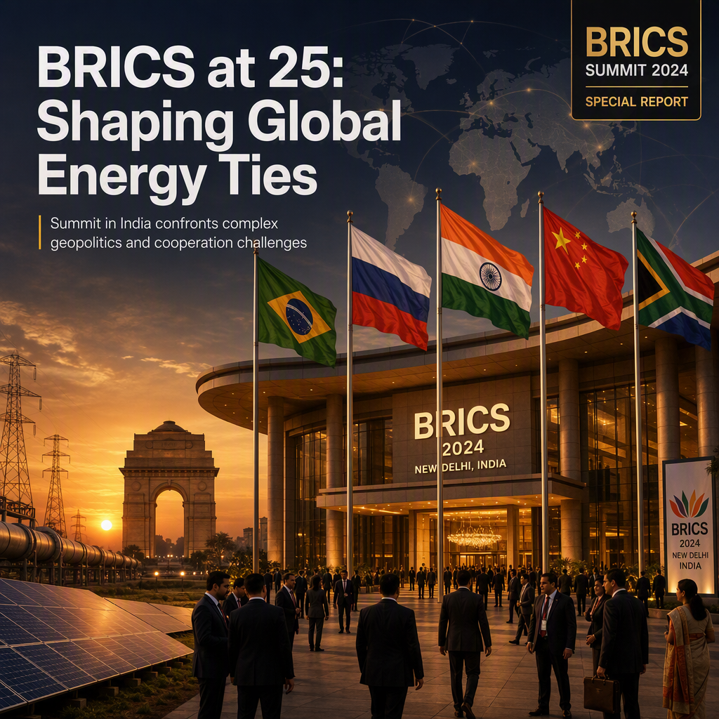 BRICS Summit in India Marks 25 Years of 'BRIC' Concept Amid Energy and Geopolitical Challenges