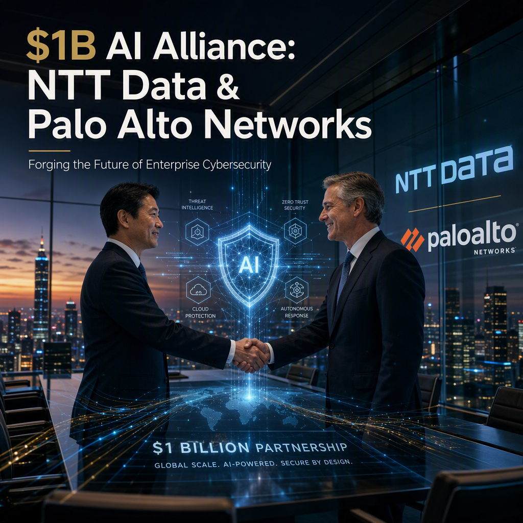 NTT Data and Palo Alto Networks Forge $1 Billion AI Cybersecurity Partnership