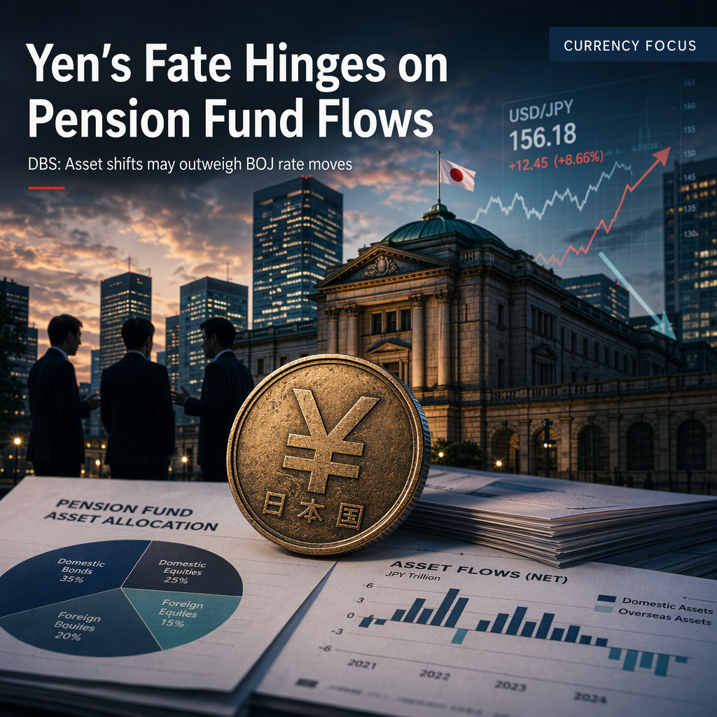 DBS: Japanese Yen Remains Undervalued Despite BOJ Moves; Pension Fund Asset Flows Could Be Key Support