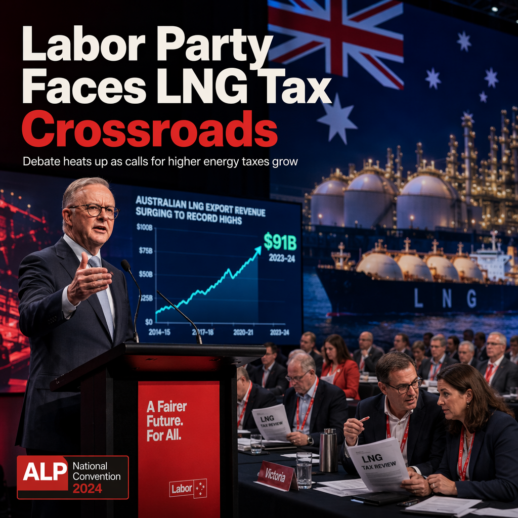 Australia's Labor Party Debates Potential Tax Hike on LNG Exporters Amid Surging Revenues