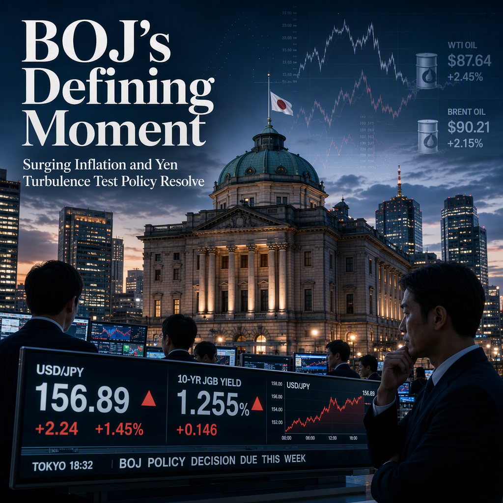BOJ Faces Pivotal Policy Test Amid Surging Inflation and Yen Volatility