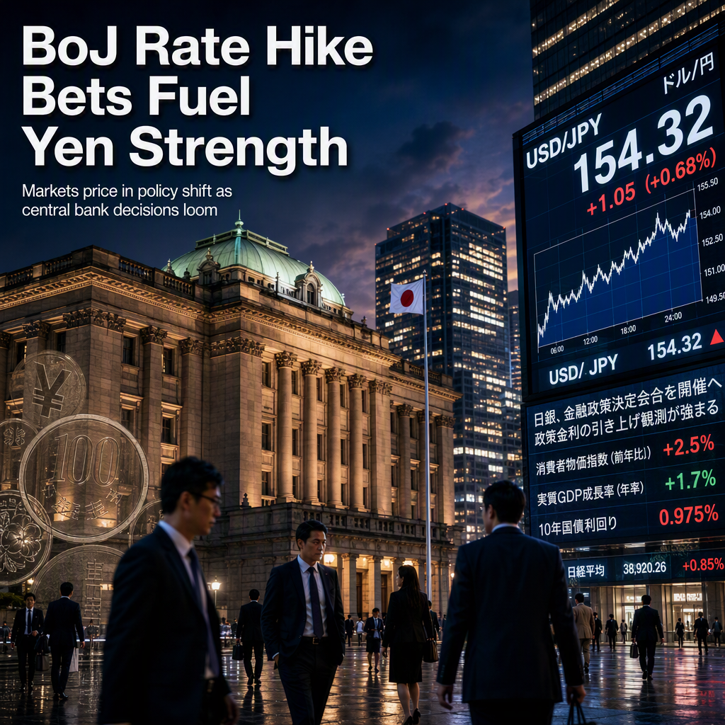 BoJ Rate Hike Expectations Grow as Markets Eye Stronger Yen