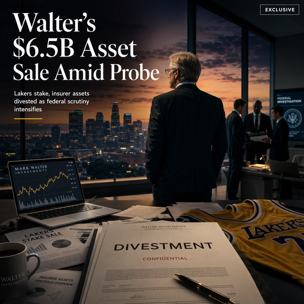 Mark Walter's Insurer to Divest $6.5 Billion Amid Federal Probe and High-Profile Sports Sales