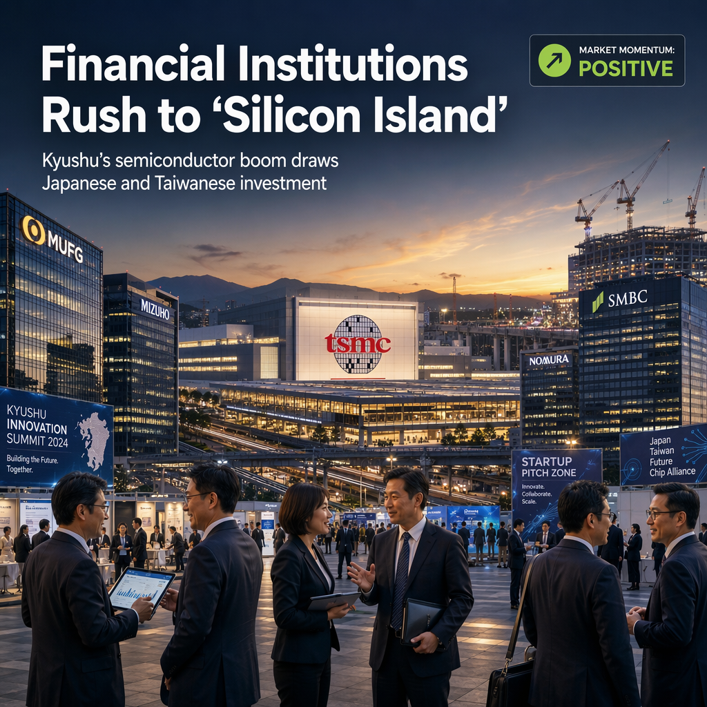 Financial Institutions Flock to Kyushu Amid Semiconductor Boom Driven by TSMC