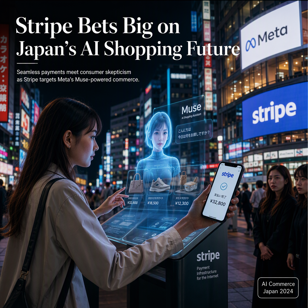 Stripe Targets Growth in Japan’s AI Shopping Market with Meta’s Muse Launch