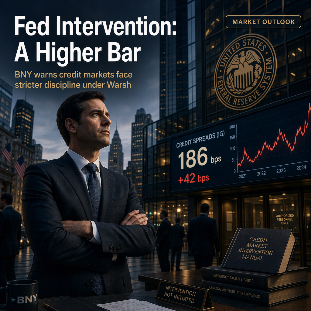 BNY Warns Fed Unlikely to Repeat Covid-Era Credit Market Interventions