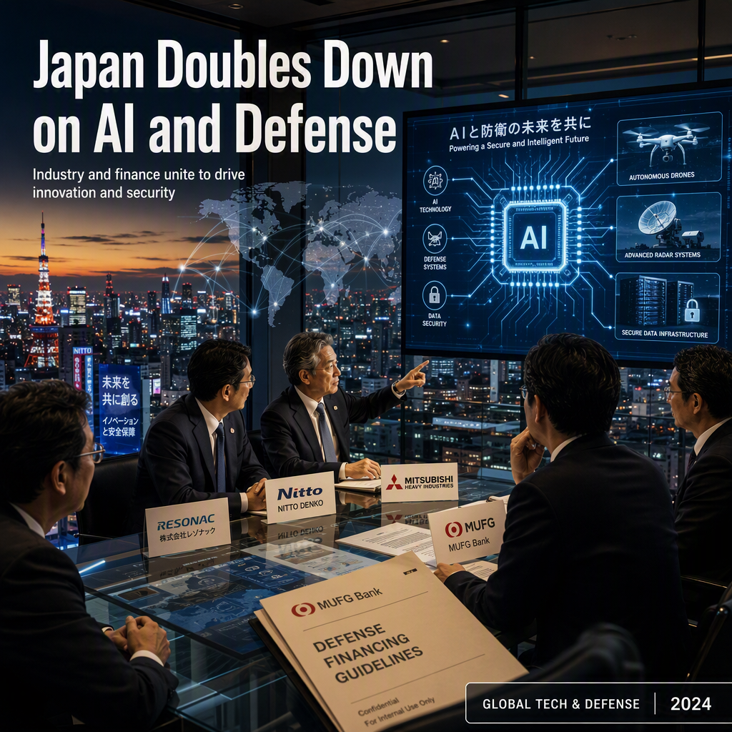 Japanese Firms and Banks Ramp Up Investments and Support for AI and Defense Industries