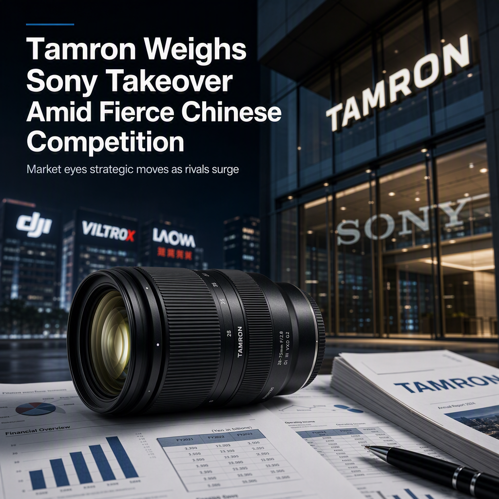Tamron Considers Sony Acquisition Bid Amid Rising Chinese Competition