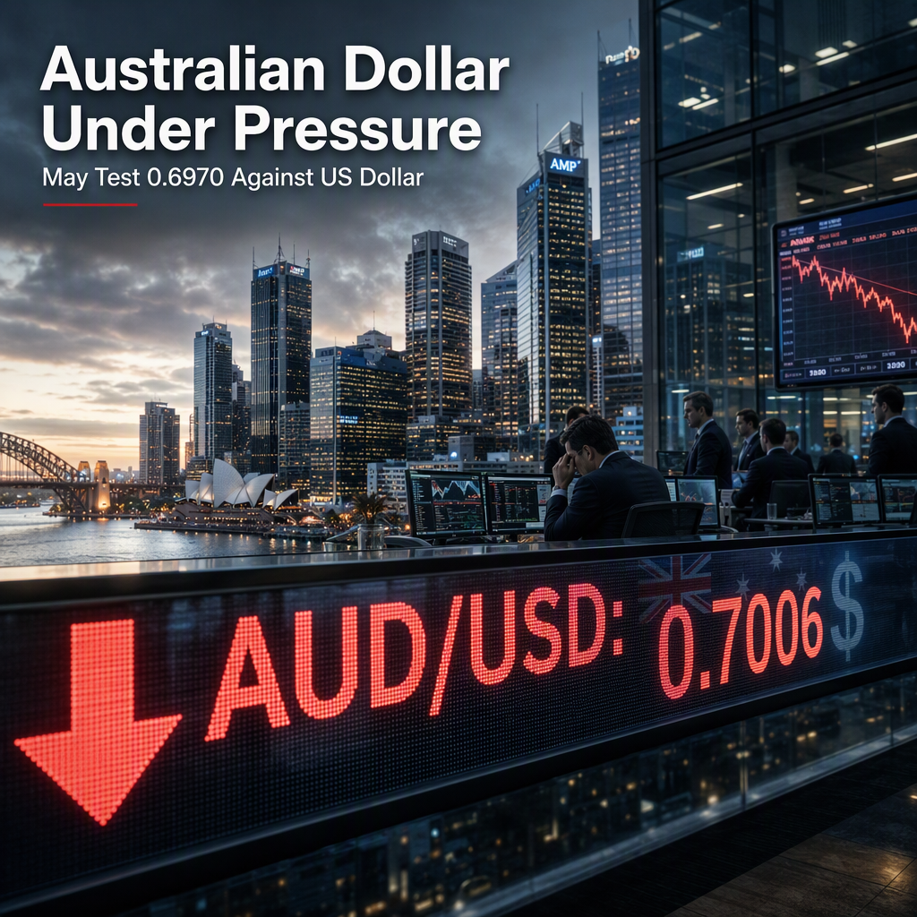 Australian Dollar Faces Further Downside, May Test 0.6970 Against US Dollar