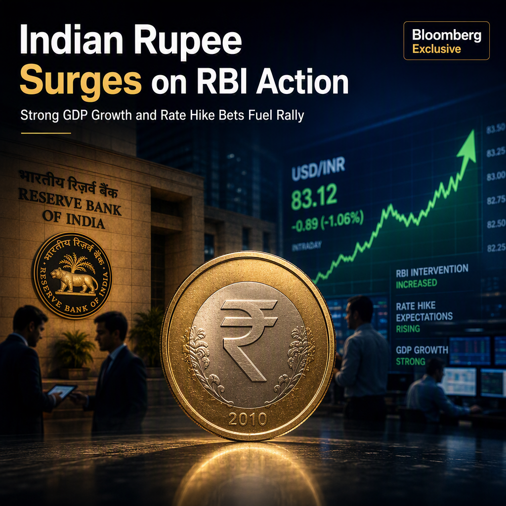 Indian Rupee Hits Strongest Level Since June Amid RBI Intervention and Rate Hike Expectations
