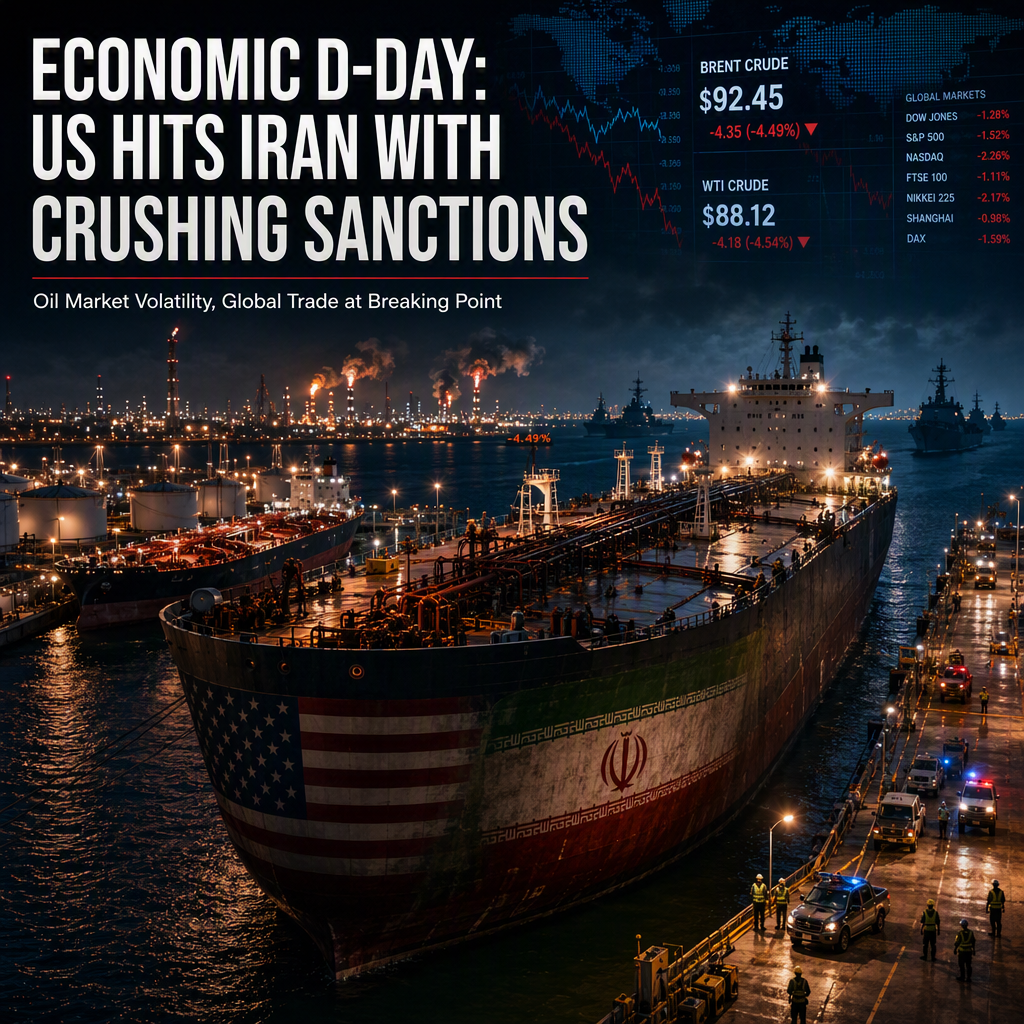 Trump Administration Launches 'Economic D-Day' Sanctions on Iran, Fueling Oil Market Volatility and Global Trade Tensions