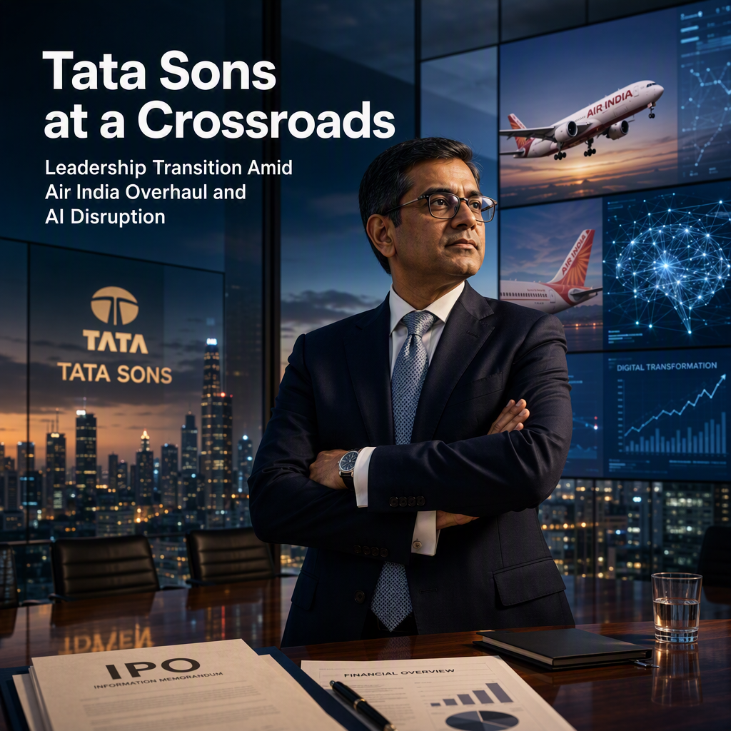 Tata Sons Faces Leadership Transition Amid Air India Overhaul and AI Challenges