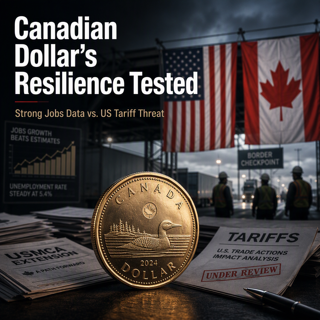 Canadian Dollar's Recovery Threatened by Potential US Tariffs Despite Strong Jobs Data, Says Commerzbank