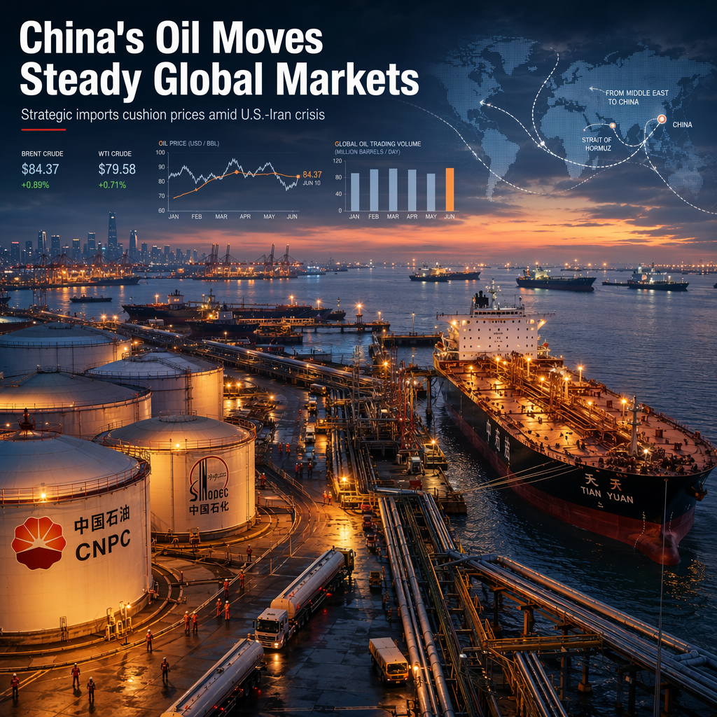 China's Flexible Oil Imports Help Stabilize Global Prices Amid U.S.-Iran Conflict