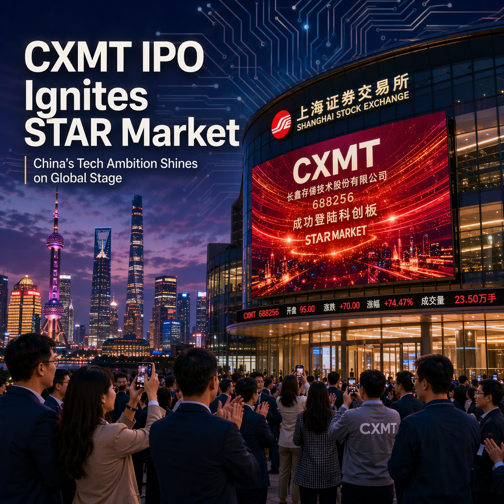 CXMT's Blockbuster IPO Elevates STAR Market as China's Tech Powerhouse