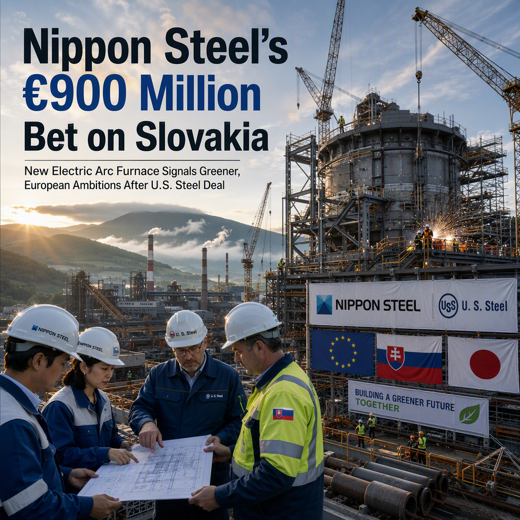 Nippon Steel Invests €900 Million in Slovakia Plant Following U.S. Steel Acquisition
