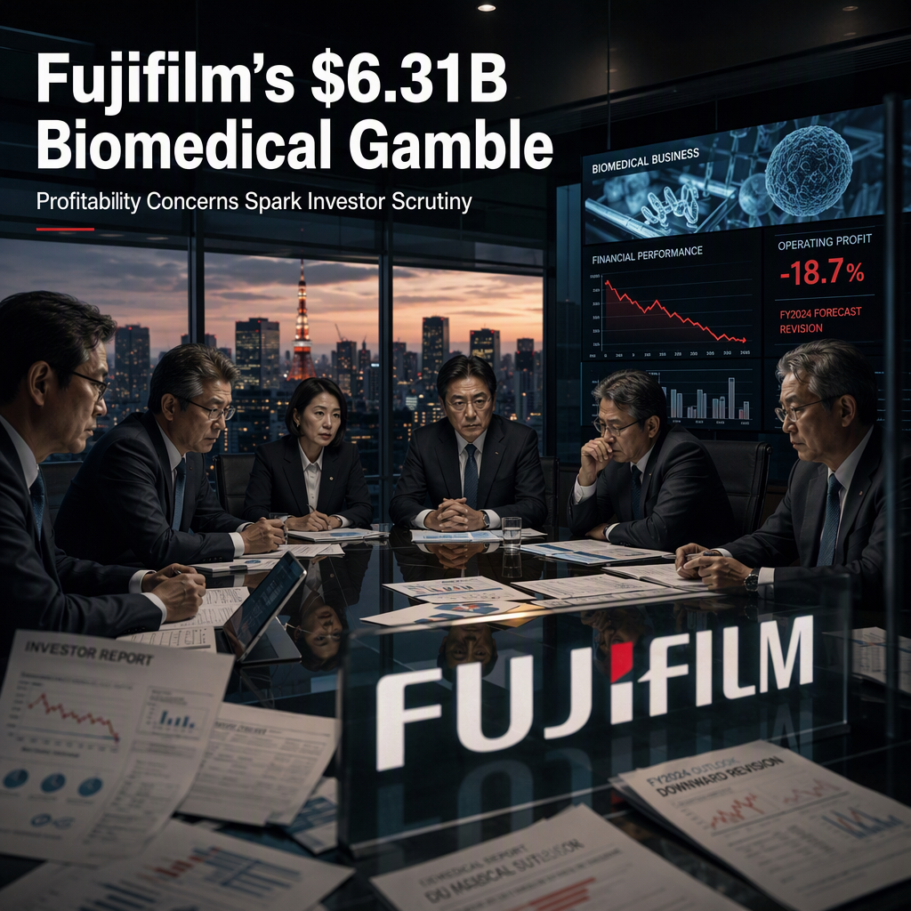 Fujifilm Faces Investor Scrutiny Over $6.31 Billion Biomedical Business Investment Amid Profitability Concerns