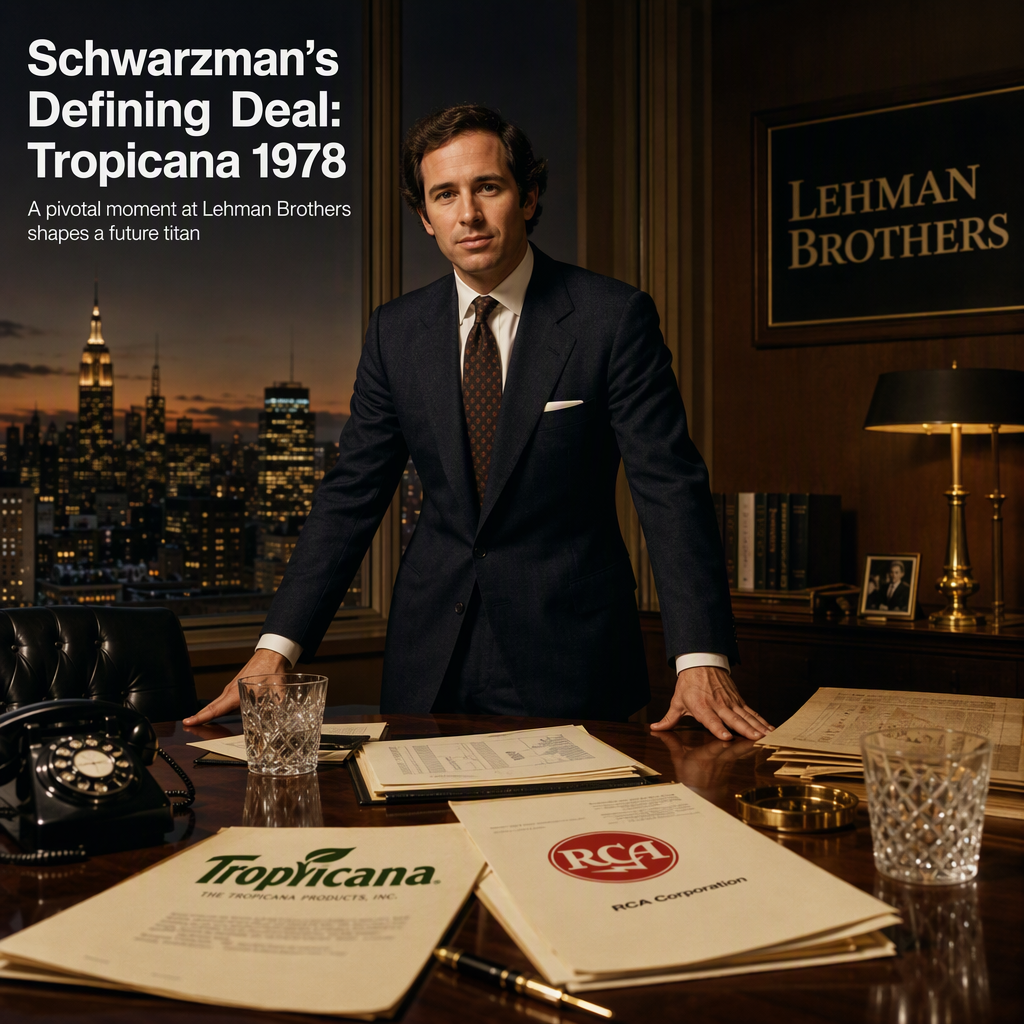 Stephen Schwarzman Reflects on Landmark Tropicana Sale at Lehman Brothers