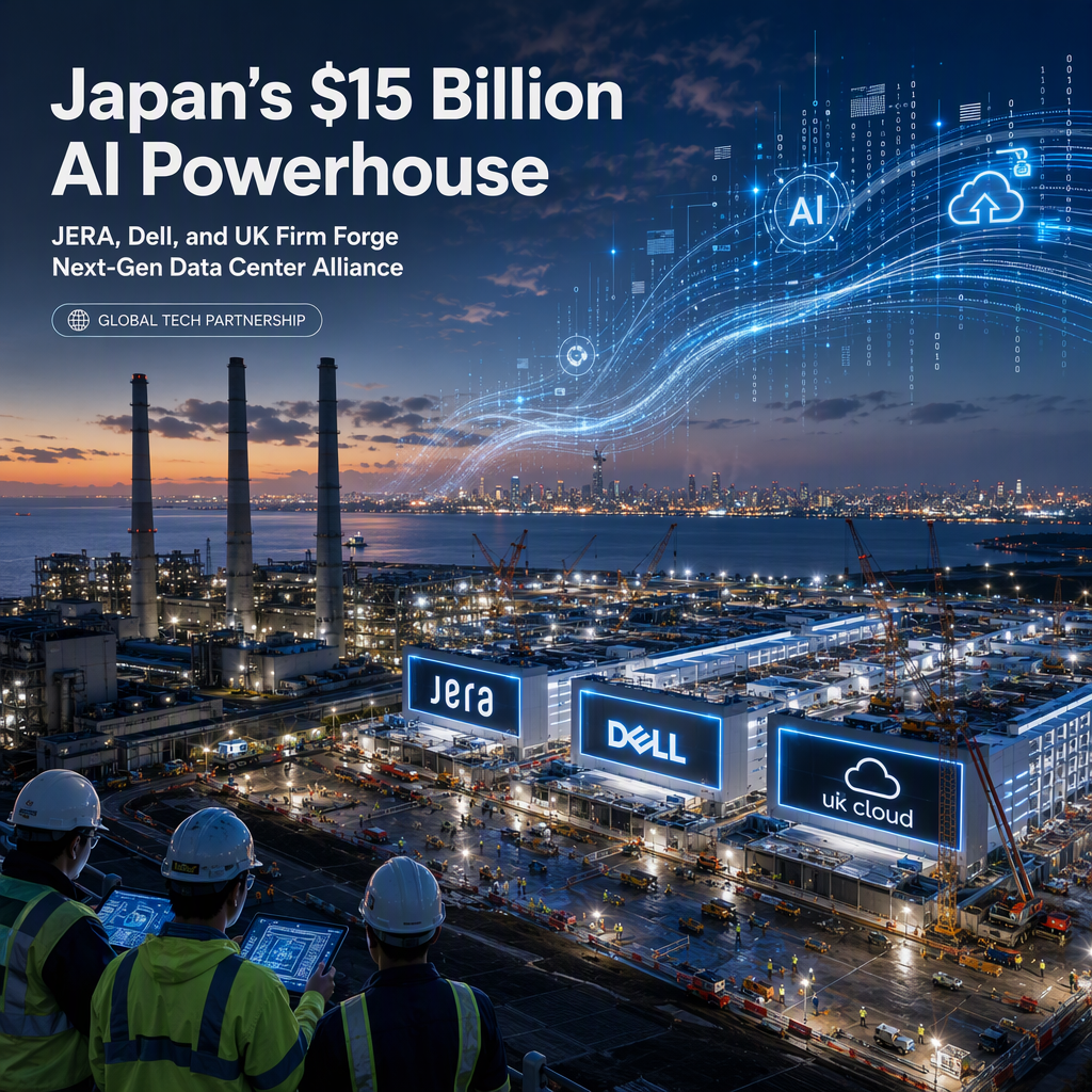 JERA, Dell, and UK AI Cloud Firm Launch $15 Billion Data Center Project in Japan