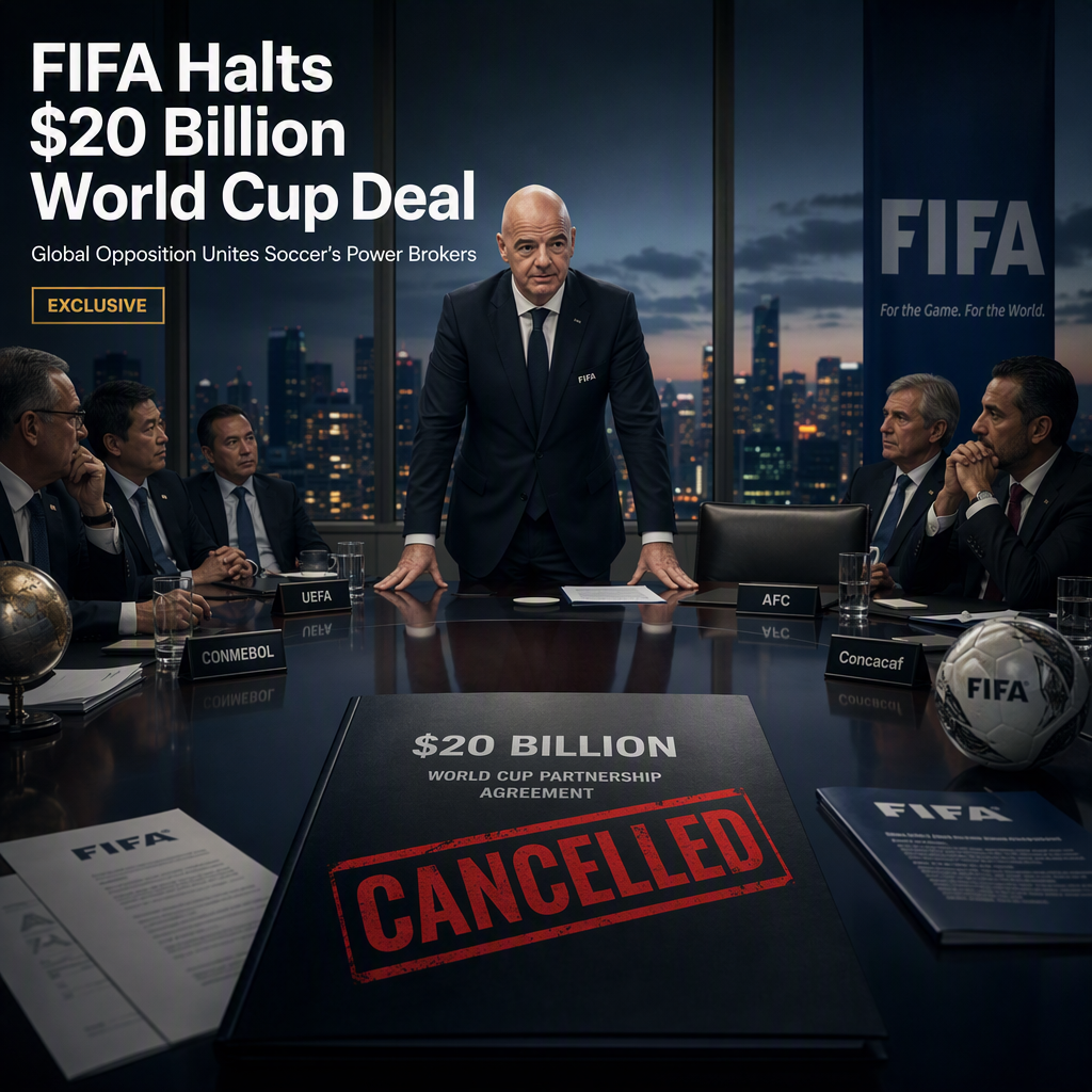 FIFA President Scraps $20 Billion Private Equity Plan for World Cup Amid Global Opposition