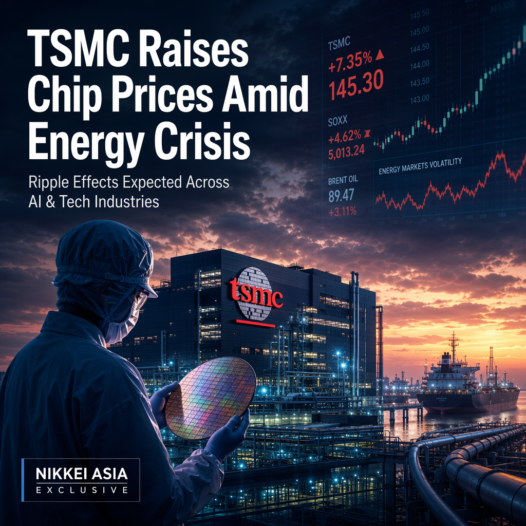 TSMC to Raise Chip Production Prices Amid Persistent Global Energy Shocks