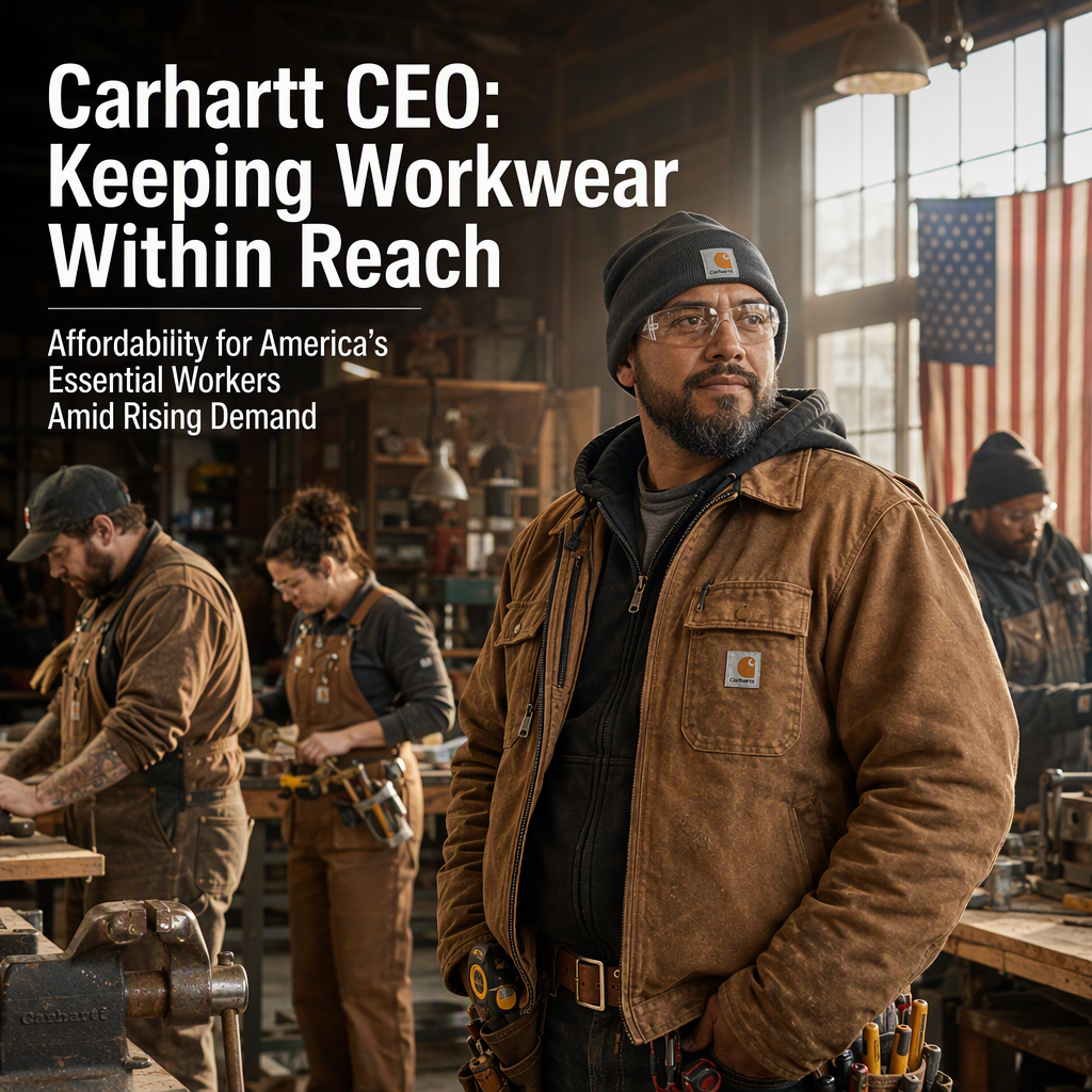 Carhartt CEO Addresses Affordability Amid Rising Demand for Skilled Trade Workwear